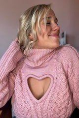 Vera Cropped Cut Out Sweater