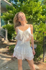 Carrera Top ~ Off White