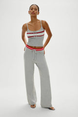 Barrymore Knit Pant ~ Mochi Stripe