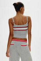 Barrymore Knit Tank Top ~ Mochi Stripe