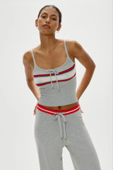 Barrymore Knit Tank Top ~ Mochi Stripe