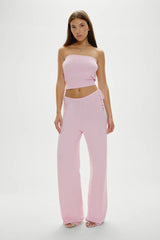 Breeze Low Rise Knit Pant ~ Strawberries & Cream