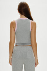 Cuddle Ribbed Tank Top ~ Mochi