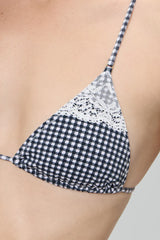 Elena Micro Cotton Bikini Top ~ Midnight Wishes