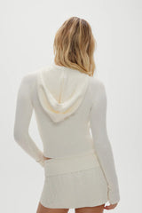 Hazel Knit Hoodie ~ Honeymoon