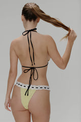 Lacey Micro Bikini Bottom ~ Lemon Dot