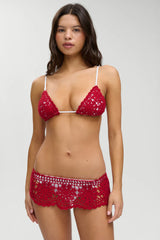 Elena Micro Crochet Bikini Top ~ Havana Crochet