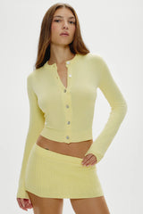 Sundae Cropped Cardigan ~ Honeycomb