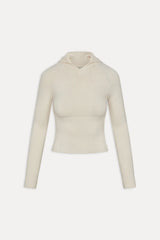 Hazel Knit Hoodie ~ Honeymoon
