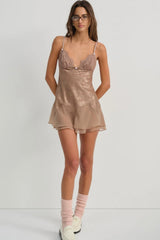 Holly Slip Dress ~ Chocolate