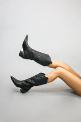 Danilo Metallic Western Boot