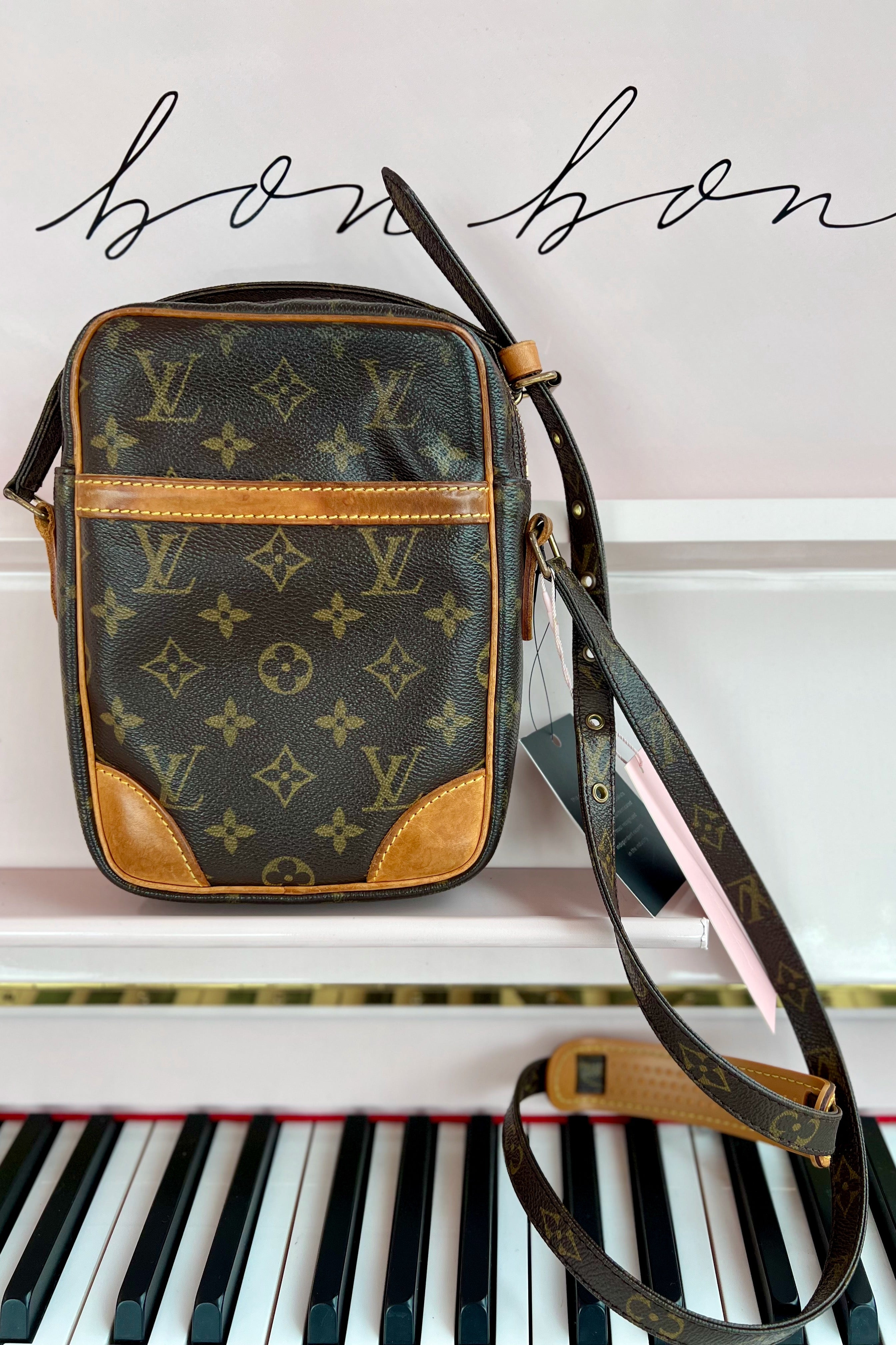 Louis Vuitton Mini Danube Monogram Pochette Bag for Sale in