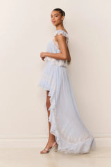 Lova Silk Chiffon Lace Top ~ Country Air