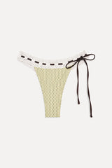Lacey Micro Bikini Bottom ~ Lemon Dot