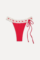 Lacey Micro Bikini Bottom ~ Spice Dot