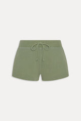 Noah Thermal Mini Shorts ~ Fern