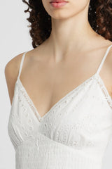 Azar Eyelet Lace Dress ~ White