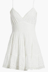 Azar Eyelet Lace Dress ~ White