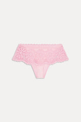 Shelly Crochet Shine Swim Skirt ~ Blush