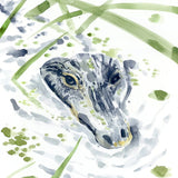 Alligator in the Reeds 5" x 7" Lyla Clayre Print - Shake Your Bon Bon