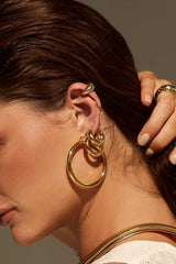 Amalfi Tube Hoops ~ Gold - Shake Your Bon Bon