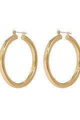 Amalfi Tube Hoops ~ Gold - Shake Your Bon Bon