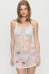 Apollo Crochet Mini Dress ~ Tanlines - Shake Your Bon Bon