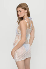 Apollo Crochet Mini Dress ~ Tanlines - Shake Your Bon Bon