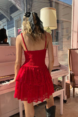 Au Revoir Lace Mini Dress - Shake Your Bon Bon
