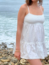 Baby Embroidered Mini Dress ~ White - Shake Your Bon Bon