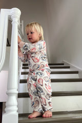Bamboo 2 Piece Pajama Set ~ Oyster - Shake Your Bon Bon