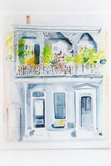 Blooming Balcony 5" x 7" Lyla Clayre Print - Shake Your Bon Bon