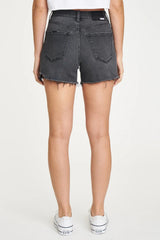 Bottom Line High Rise Vintage Short ~ Ashes - Shake Your Bon Bon