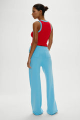 Breeze Low Rise Knit Pant ~ Blue Vanilla - Shake Your Bon Bon