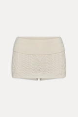 Briar Knit Mini Skort ~ Honeymoon - Shake Your Bon Bon