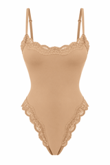 Butter Me Up Lace Bodysuit - Bare - Shake Your Bon Bon