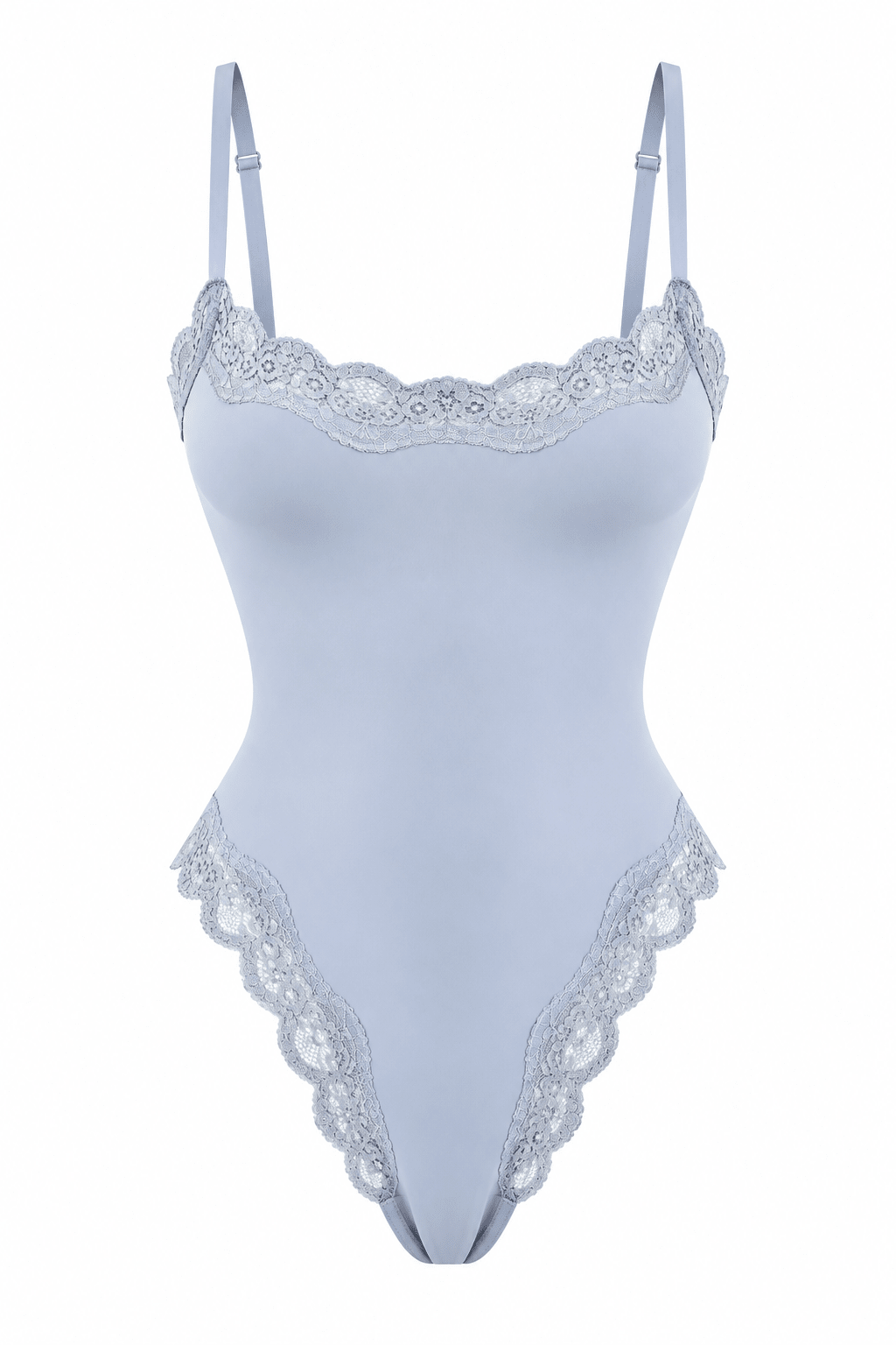 Butter Me Up Lace Bodysuit - Cloud - Shake Your Bon Bon