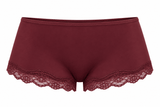 Butter Me Up Lace Boyshort - Bordeaux - Shake Your Bon Bon