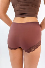 Butter Me Up Lace Boyshort - Chocolate - Shake Your Bon Bon