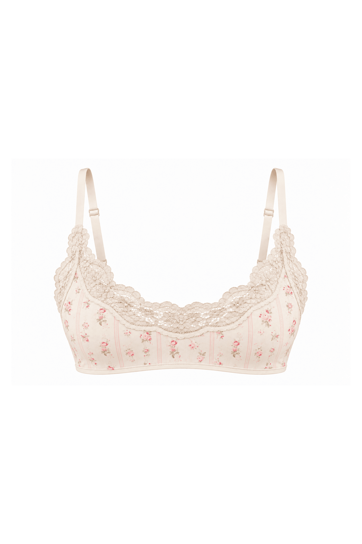 Butter Me Up Lace Bralette - Biscotti - Shake Your Bon Bon
