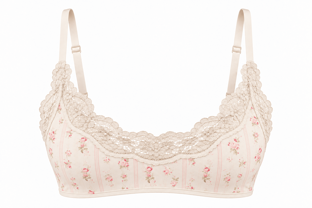 Butter Me Up Lace Bralette - Biscotti - Shake Your Bon Bon