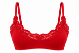 Butter Me Up Lace Bralette - Cherry - Shake Your Bon Bon