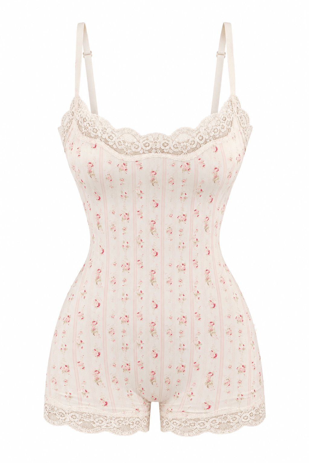 Butter Me Up Lace Onesie - Biscotti - Shake Your Bon Bon
