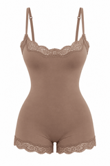 Butter Me Up Lace Onesie - Coffee - Shake Your Bon Bon