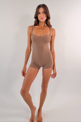 Butter Me Up Lace Onesie - Coffee - Shake Your Bon Bon