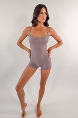 Butter Me Up Lace Onesie - Pebble - Shake Your Bon Bon
