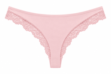 Butter Me Up Lace Thong - Ballet - Shake Your Bon Bon