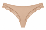 Butter Me Up Lace Thong - Bare - Shake Your Bon Bon