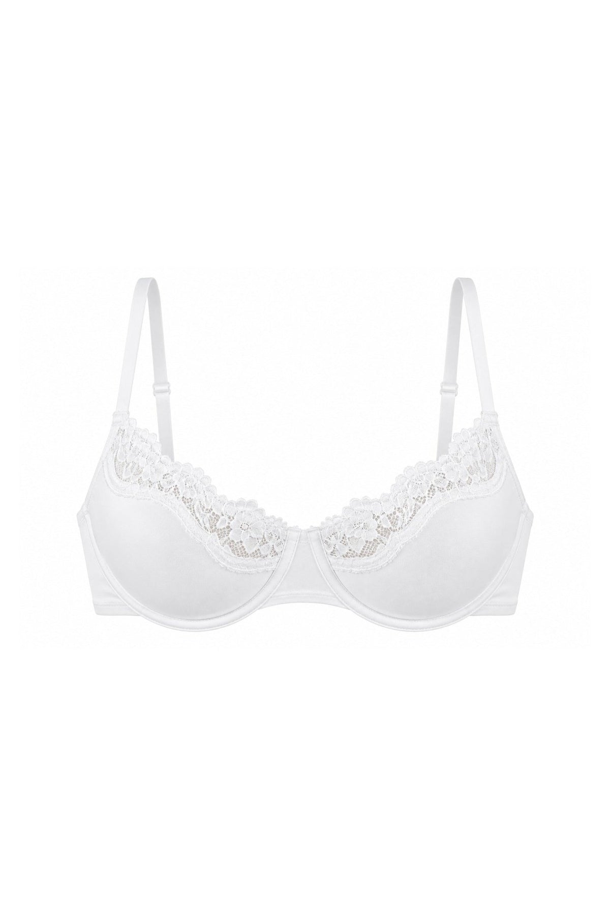 Butter Me Up Lace Underwire Bra - White - Shake Your Bon Bon