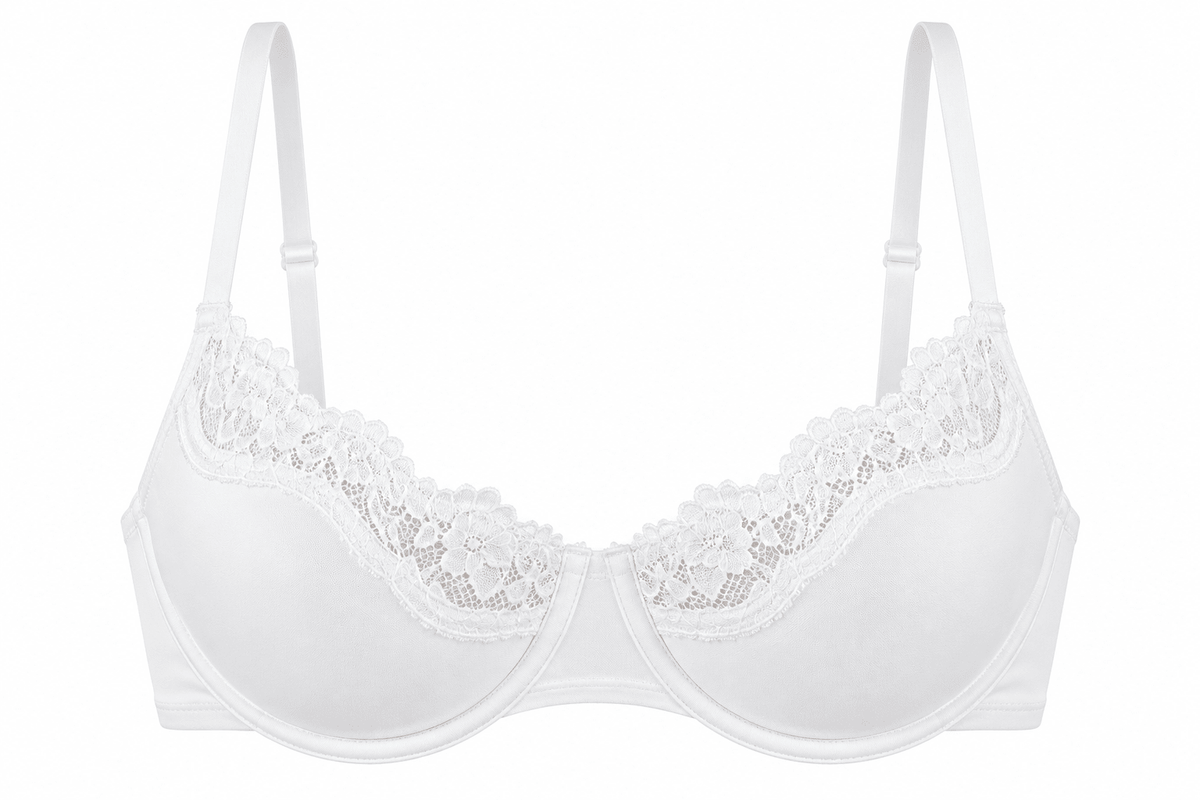 Butter Me Up Lace Underwire Bra - White - Shake Your Bon Bon